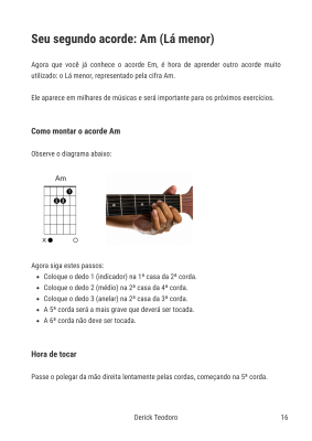 Aprendendo acordes