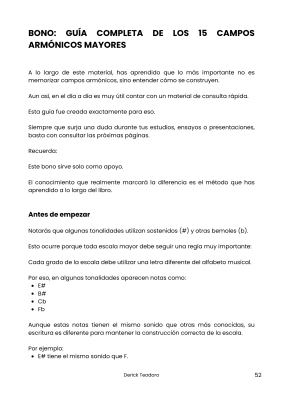 Aprende el campo armónico - bono campos armónicos mayores